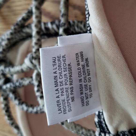 (L) Aqua Rose Reptile Print Triangle Bikini Top Swimwear Beach Vacation Pool - Picture 6 of 7